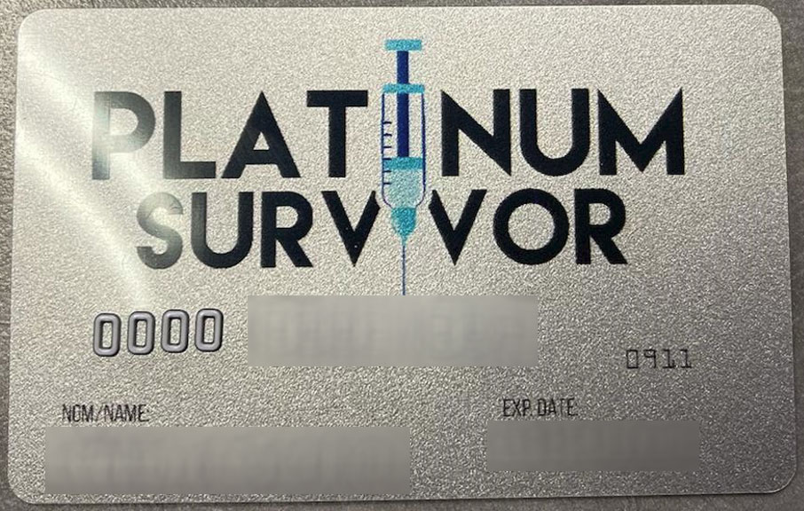 Carte Platinum Survivor