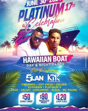 Platinum 17th: Hawaiian Boat Party