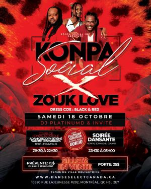 Konpa Social X Zouk Love