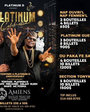 Platinum Celebration with TonyMix & Platinum D