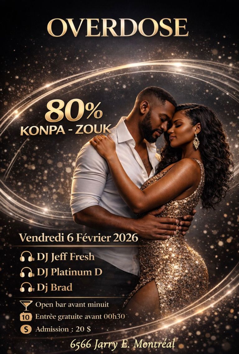 OVERDOSE – 80% Konpa – Zouk