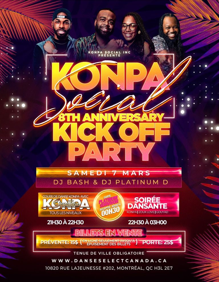 Konpa Social: 8th Anniversary Kick Off Party