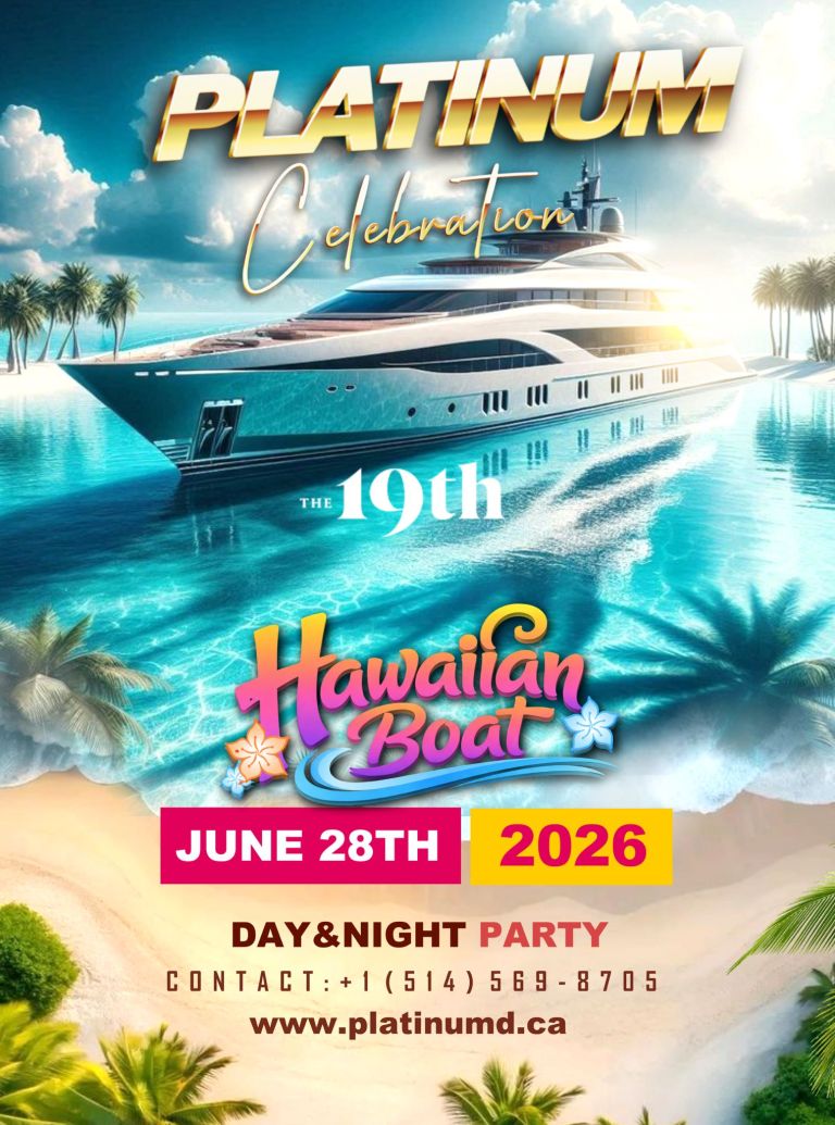 Platinum Celebration 19th: Hawaiian Boat Day & Night Party