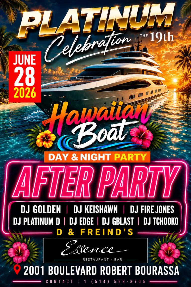 Platinum Celebration the 19th – Hawaiian Boat After Party