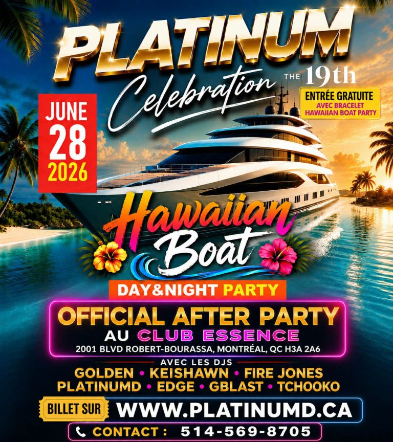 Platinum Celebration the 19th – Hawaiian Boat After Party