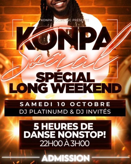 Konpa Social: Spécial Long WeekEnd