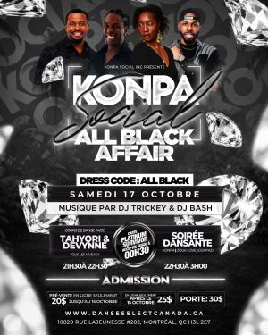 Konpa Social: All Black Affair