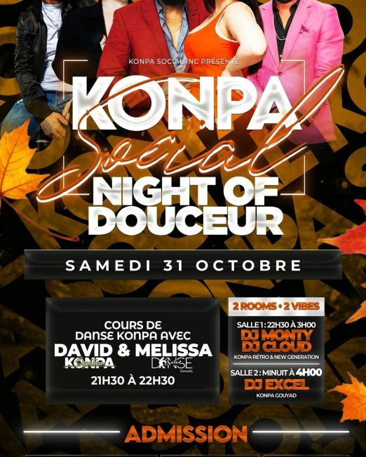 Konpa Social Night of Douceur | 31 octobre 2026